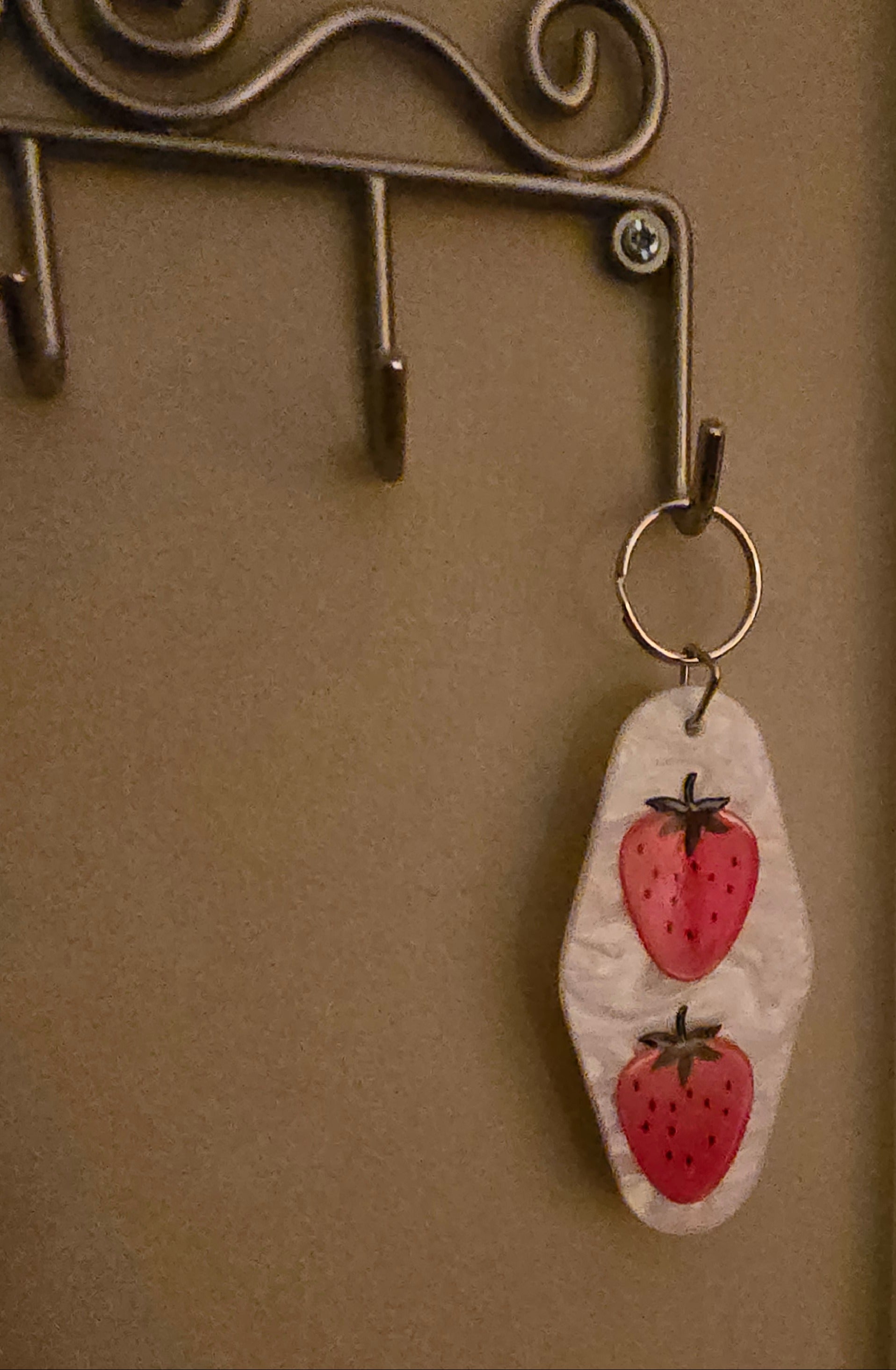 Strawberry Keychain